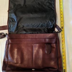 Frye Leather Messenger Bag.
